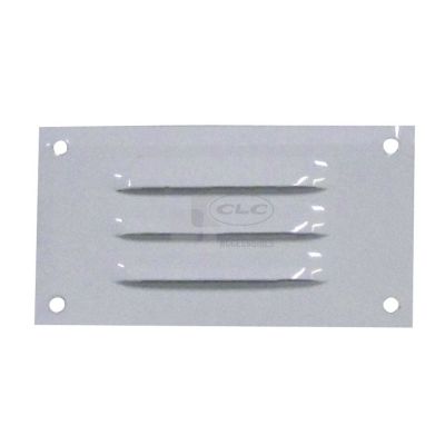 Grille d'aération en aluminium laqué blanc